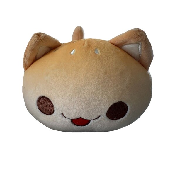 T49-Aphmau Meow-Meows Hamburger Cat Plush MeeMeows CatFace 10” Burger - Picture 6 of 6